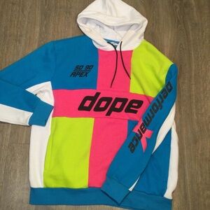Dope Multicolor Performance Hoodie XXL mens